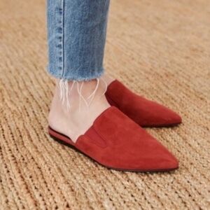 JENNI KAYNE RUST SUEDE MULE SIZE 39